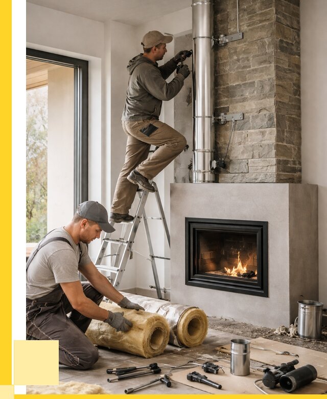 Монтаж дымоходов для каминов в Сарапуле от 15486 р. ЭриданСрл