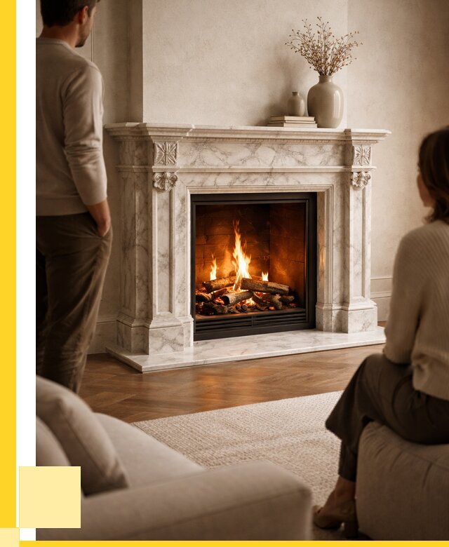 Мраморные камины под ключ в Сарапуле от 258100 р. | ЭриданСрл