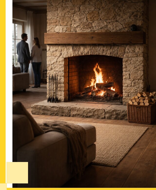 Открытые камины под ключ в Сарапуле от 154860 р. ЭриданСрл