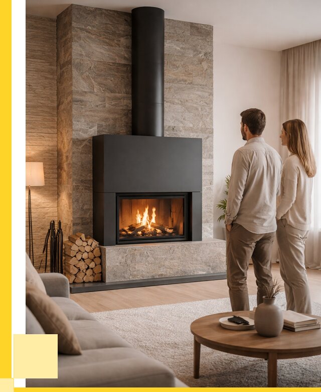 Закрытые камины под ключ в Сарапуле от 123888 р., ЭриданСрл