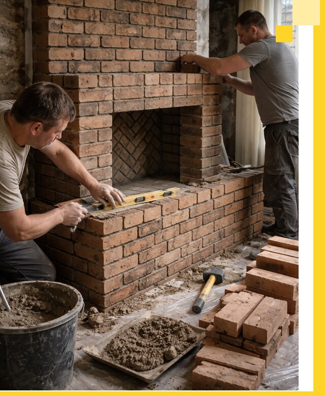 Изготовление и установка кирпичных каминов в Сарапуле