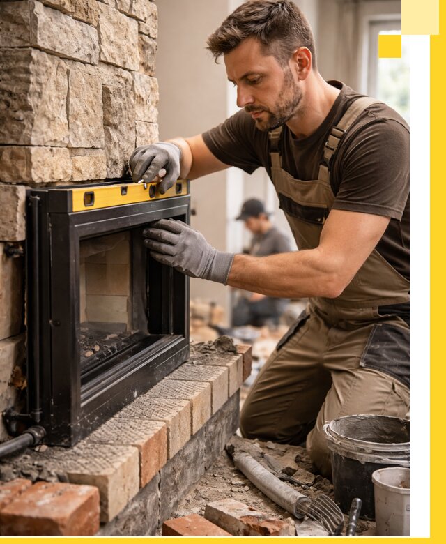 Дровяные камины под ключ в Сарапуле: монтаж, обустройство