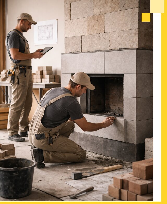 Индивидуальные проекты каминов и каминных систем в Сарапуле