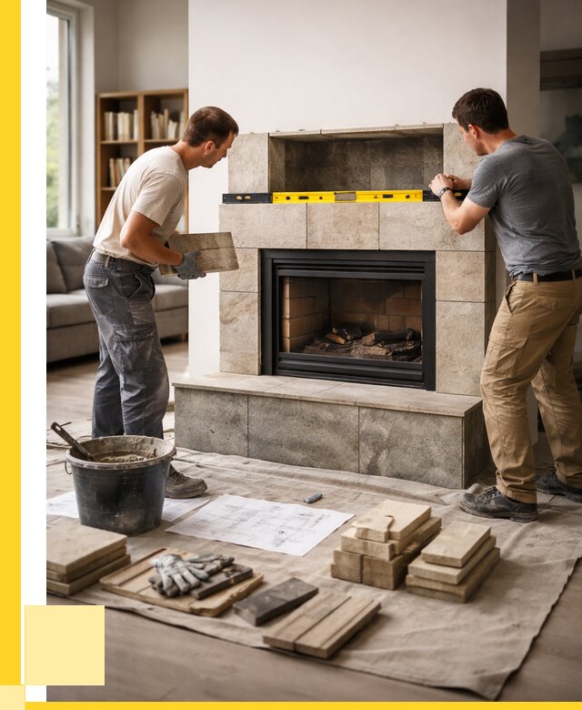 Монтаж каминов и установка в Сарапуле от 46458 р. | ЭриданСрл