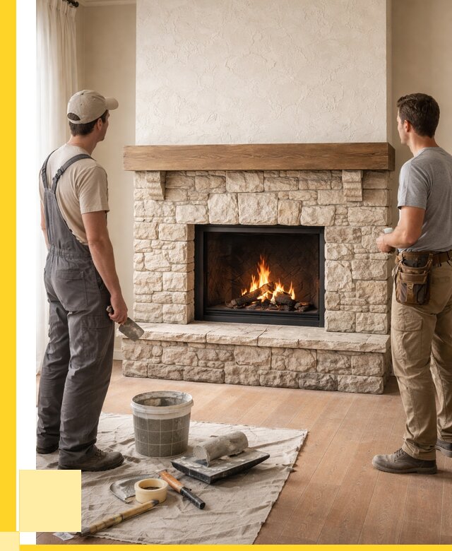 Отделка каминов в Сарапуле от 6711 р. под ключ | ЭриданСрл