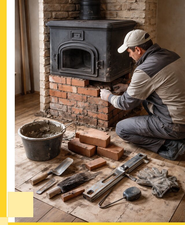 Ремонт печей в Сарапуле от 12389 р., услуги печника ЭриданСрл