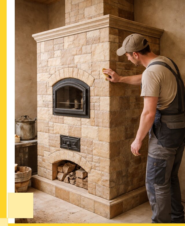 Облицовка печей в Сарапуле от 4646 р. под ключ | ЭриданСрл