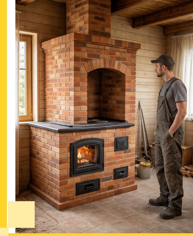 Кирпичные печи в Сарапуле: купить от 154860 р. | ЭриданСрл