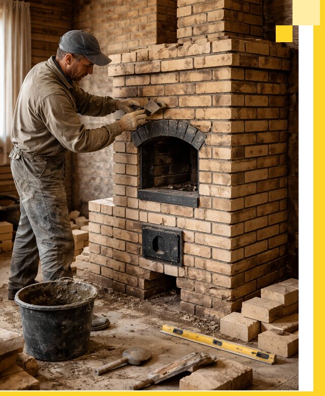 Кирпичные печи под ключ в Сарапуле: проектирование и кладка