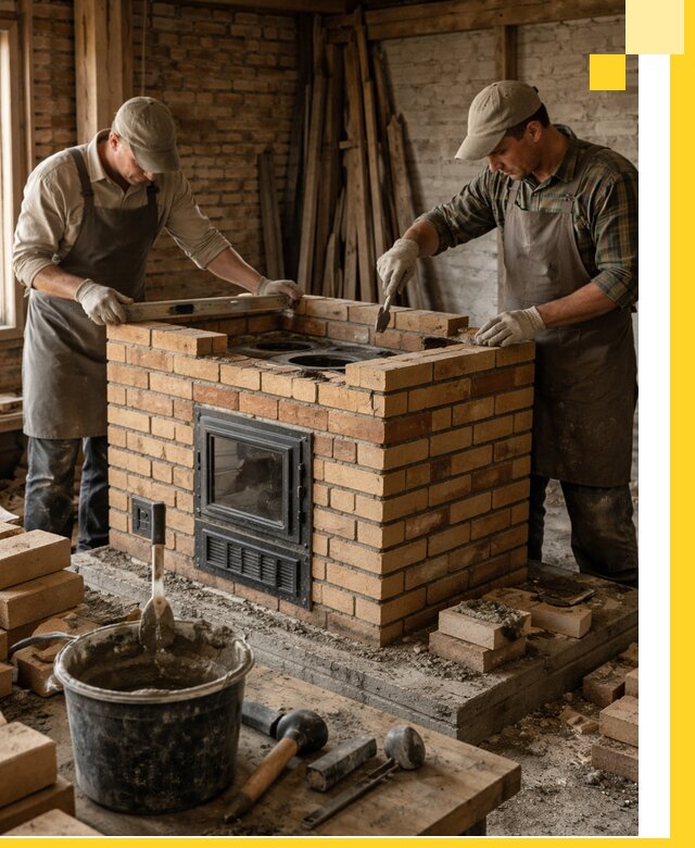 Изготовление и установка варочных печей под ключ в Сарапуле