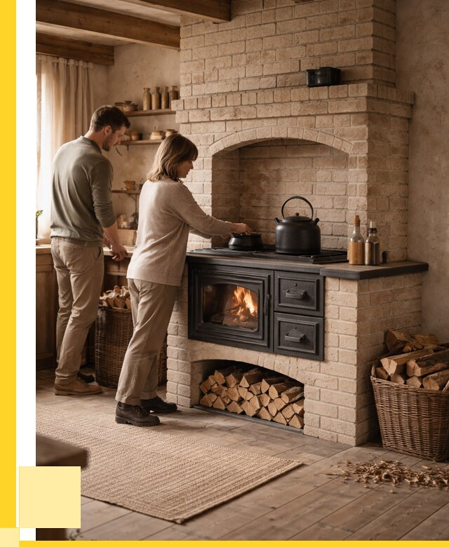 Печи с плитой в Сарапуле от 46458 р. | ЭриданСрл — кирпичная печь