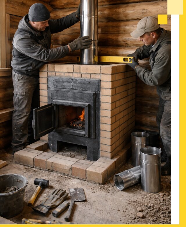 Проектирование, изготовление и установка банных печей в Сарапуле