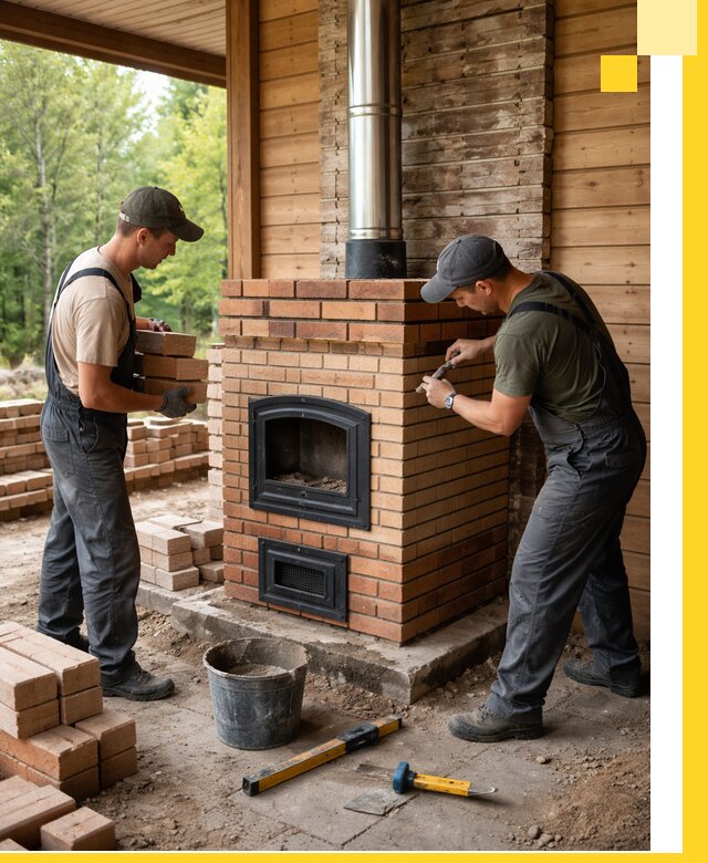 Производство и установка дачных печей под ключ в Сарапуле