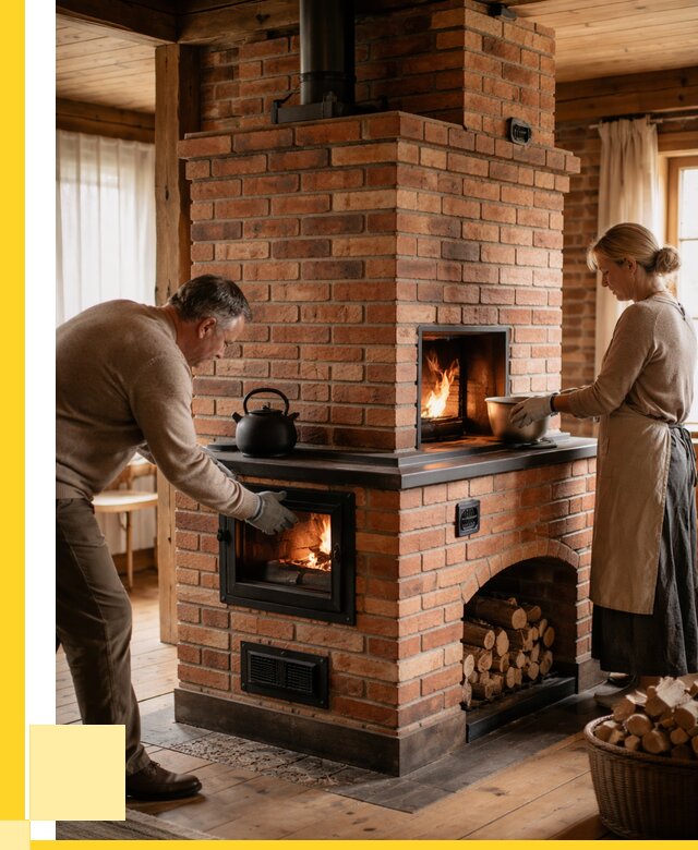 Печи для загородного дома под ключ в Сарапуле от 82592 р. | ЭриданСрл