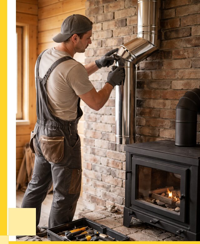 Монтаж дымоходов для печей в Сарапуле от 7743 р. | ЭриданСрл
