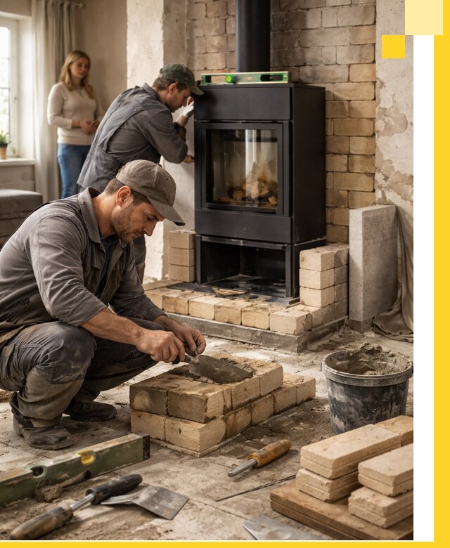 Печи и камины под ключ: проект, установка в Сарапуле