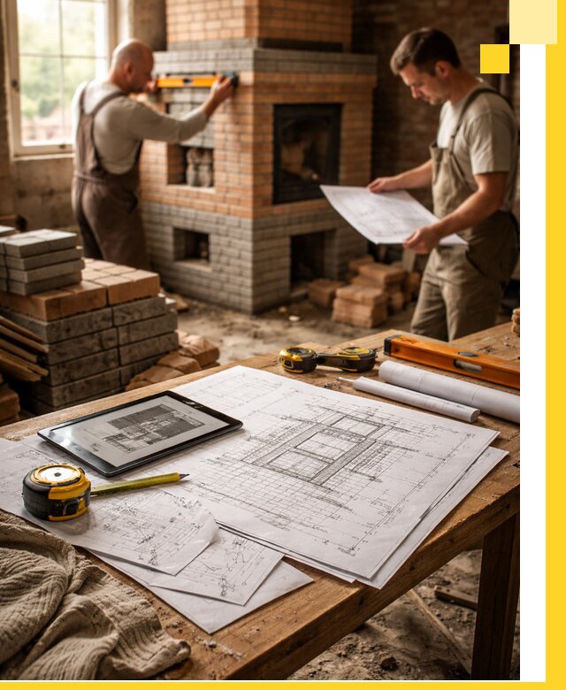 Проекты печей и каминов с индивидуальным дизайном в Сарапуле