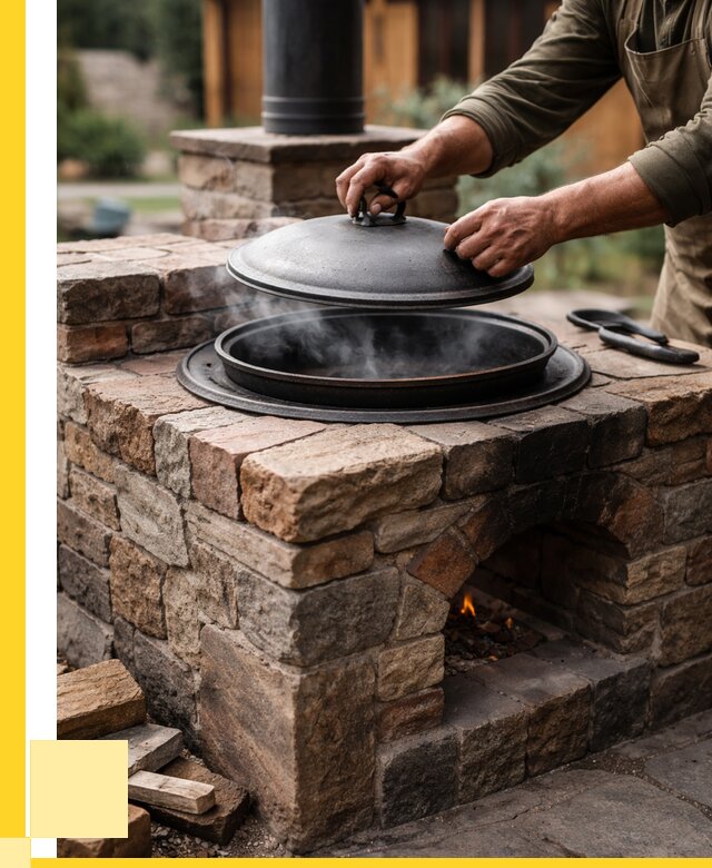 Печи для казана в Сарапуле по цене от 18583 р. | ЭриданСрл