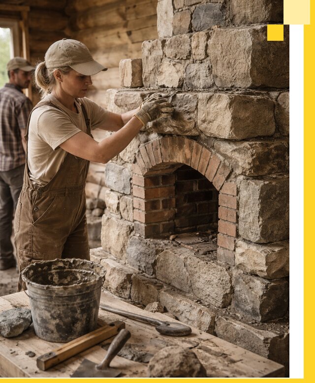 Каменные печи на заказ и монтаж в Сарапуле, долговечные решения