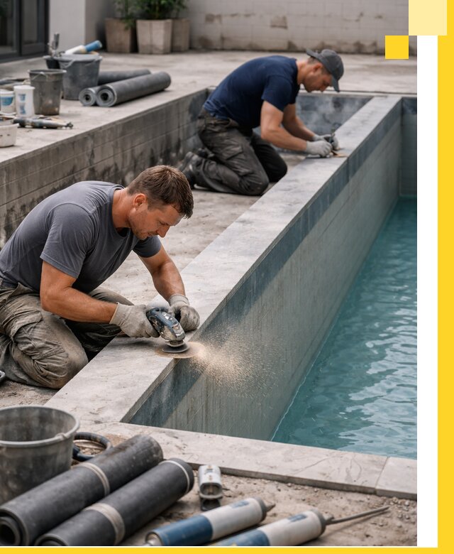 Профессиональный ремонт бассейнов под ключ в Сарапуле