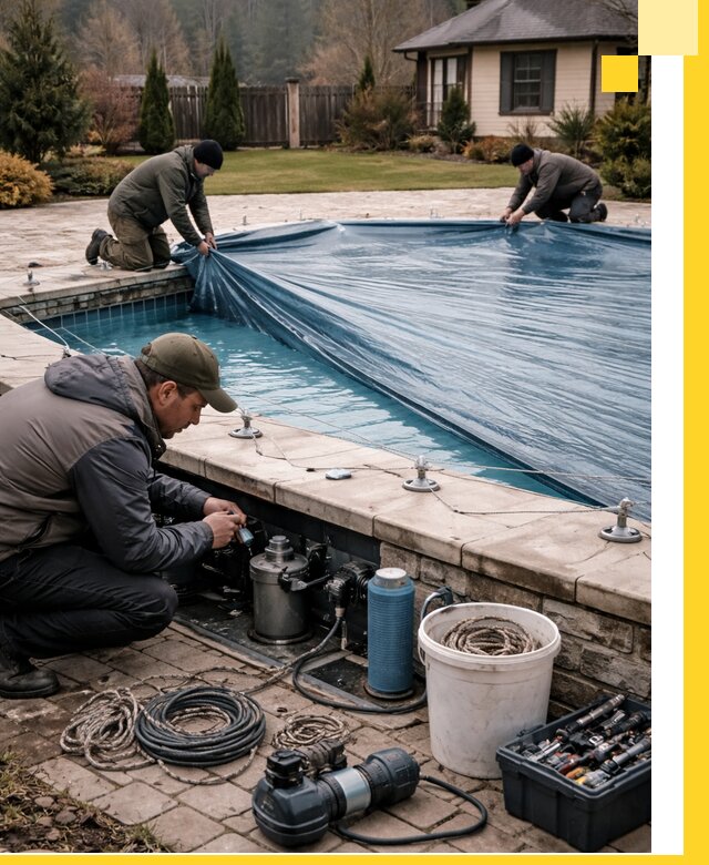 Консервация бассейнов в Сарапуле: подготовка к длительному хранению