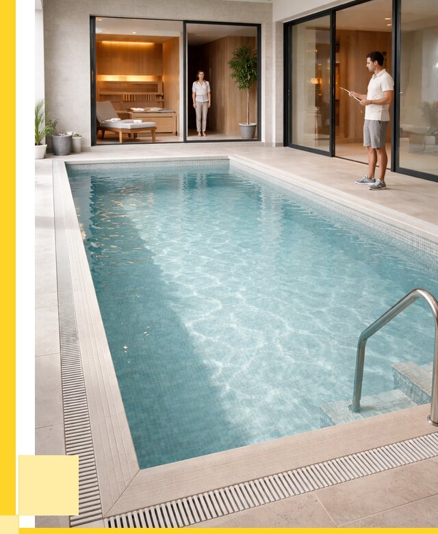 Отделка бассейна пленкой ПВХ в Сарапуле от 3613 р. - ЭриданСрл