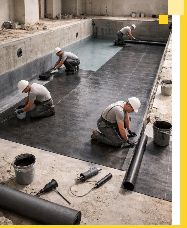 Профессиональная гидроизоляция бассейнов и чаш в Сарапуле под ключ