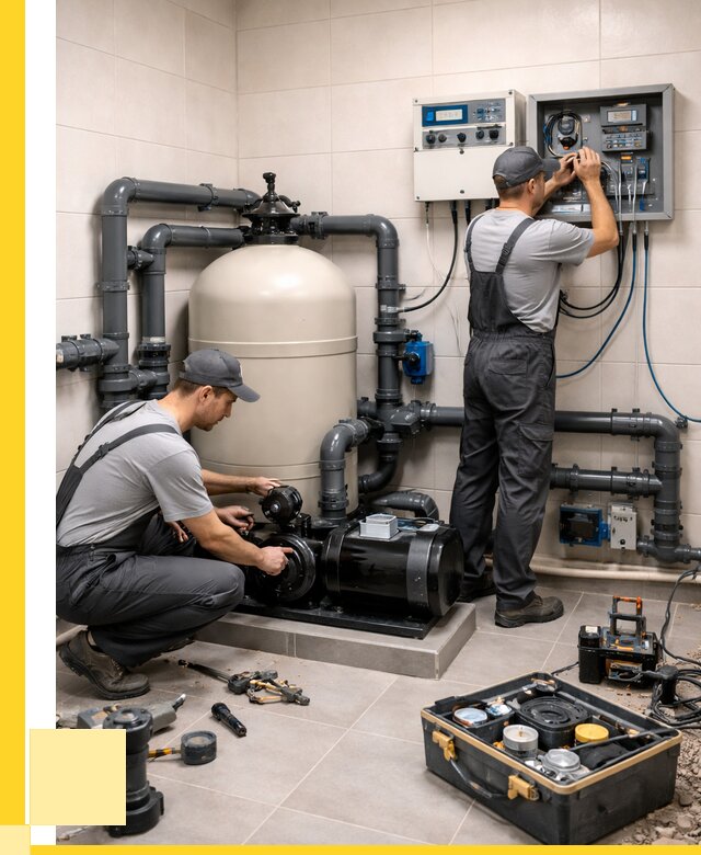 Монтаж оборудования для бассейнов в Сарапуле от 41296 р. | ЭриданСрл