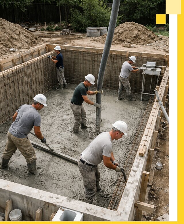 Строительство бетонных бассейнов под ключ в Сарапуле