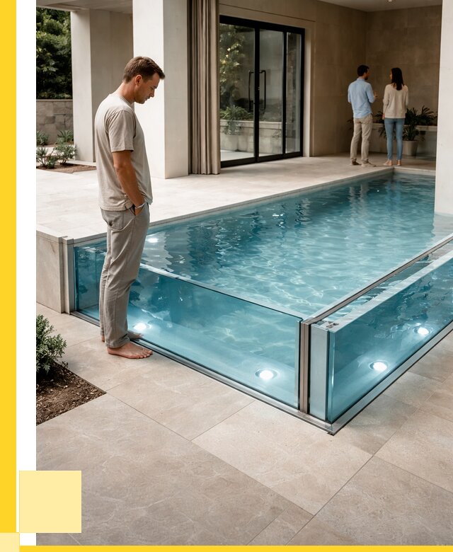 Стеклянные бассейны в Сарапуле от 1238880 р. | ЭриданСрл — мозаика