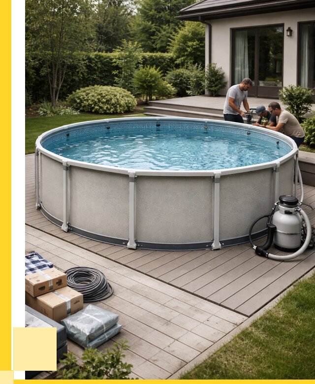 Купить каркасные бассейны в Сарапуле от 46458 р. | ЭриданСрл