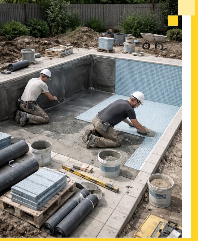 Проектирование и строительство стационарных бассейнов в Сарапуле