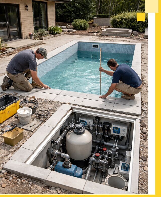 Строительство качественных домашних бассейнов под ключ в Сарапуле