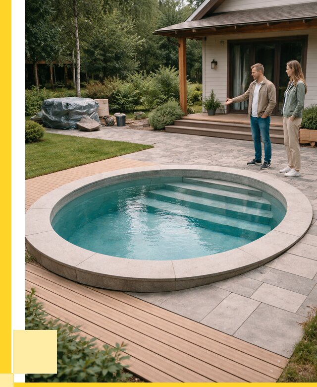 Бассейн на даче под ключ в Сарапуле от 206480 р., ЭриданСрл