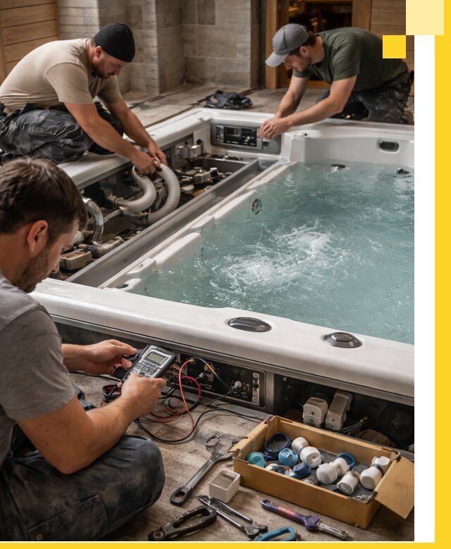 Гидромассажные бассейны под ключ в Сарапуле, дизайн и монтаж