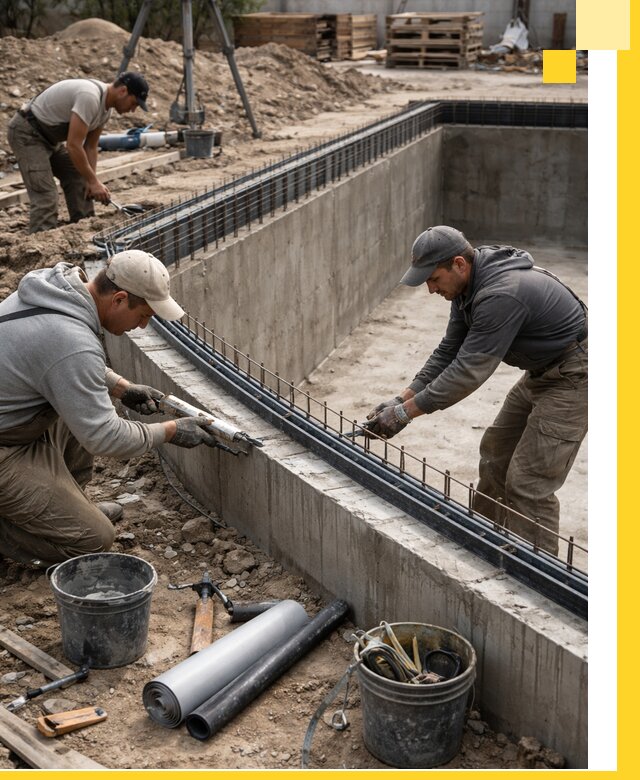 Качественный монтаж чаши бассейна в Сарапуле под ключ с гарантией