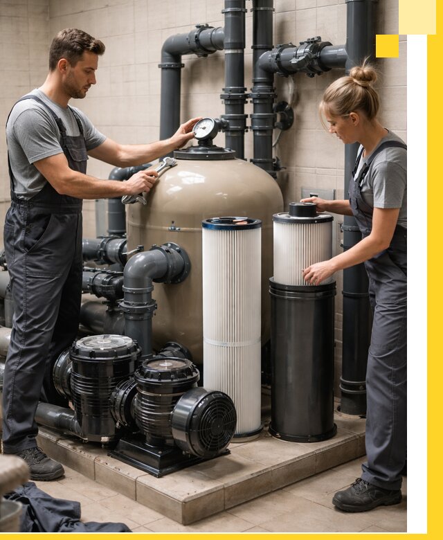 Фильтры и системы фильтрации для бассейнов в Сарапуле