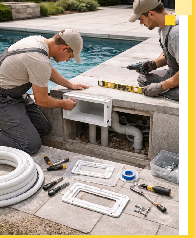 Поставка и установка скиммеров для бассейнов в Сарапуле