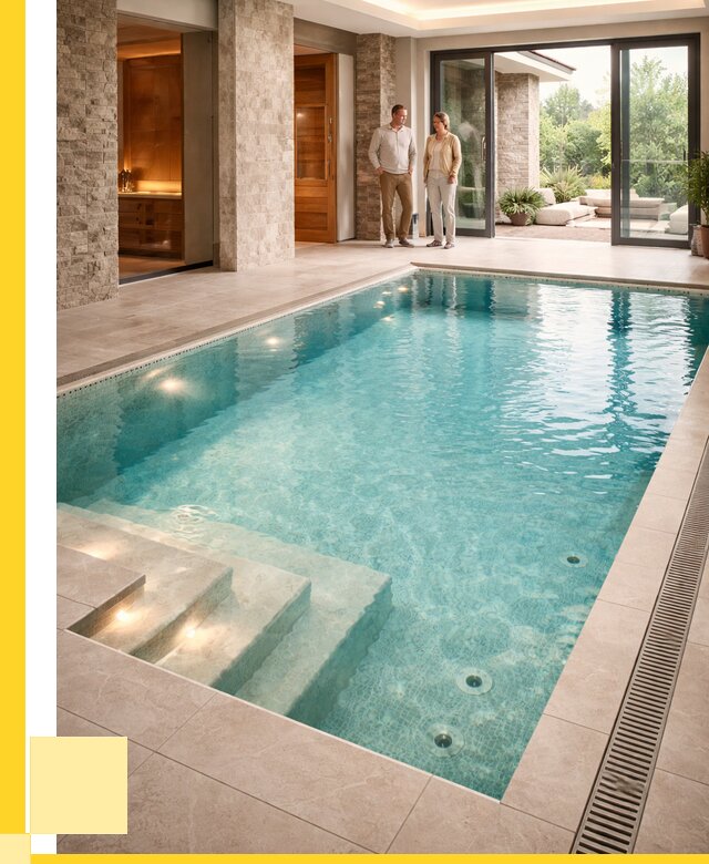 Бассейн во дворе в Сарапуле: проект, отделка от 1238880 р. | ЭриданСрл