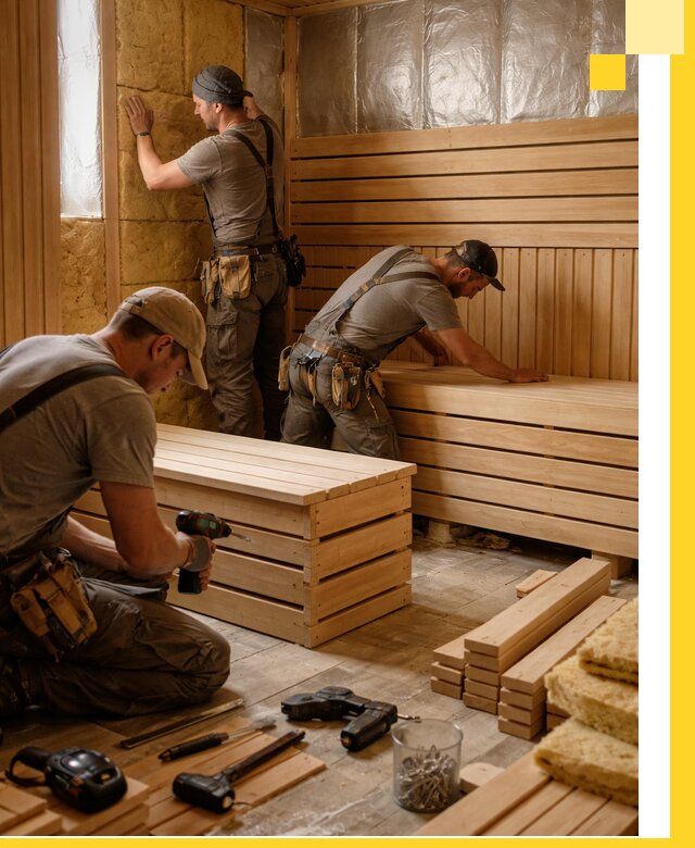 Профессиональное строительство саун под ключ в Сарапуле