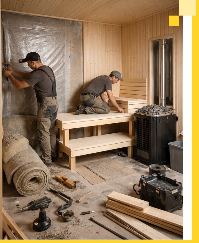 Проекты саун под ключ в Сарапуле дизайн и строительство