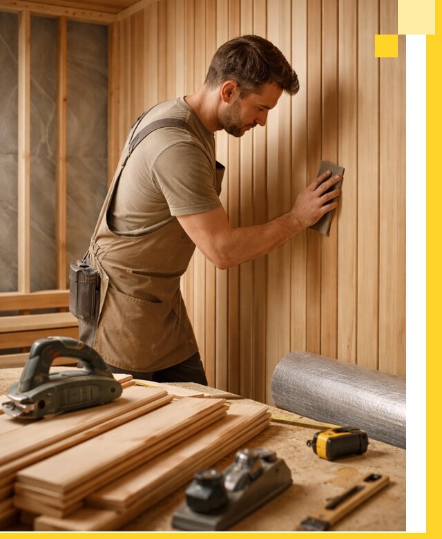 Профессиональная отделка саун и парных под ключ в Сарапуле