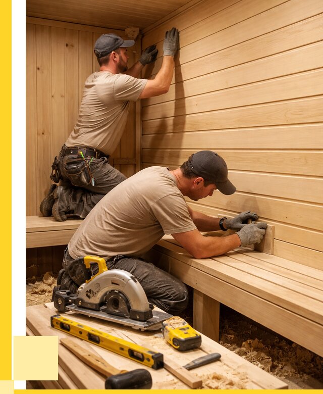 Обшивка саун вагонкой в Сарапуле от 2581 р. | ЭриданСрл