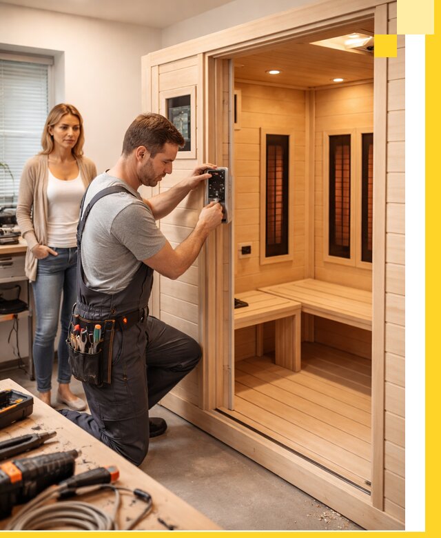 Инфракрасные сауны под ключ в Сарапуле продажа и установка