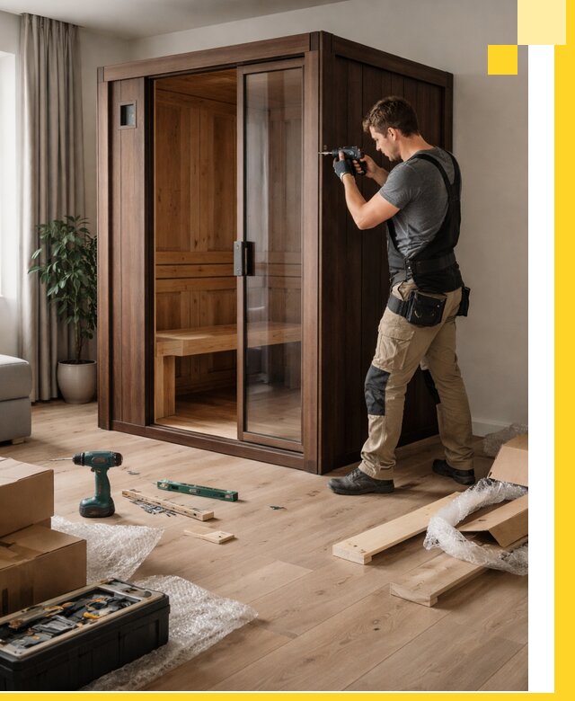 Установка и производство мини саун под ключ в Сарапуле