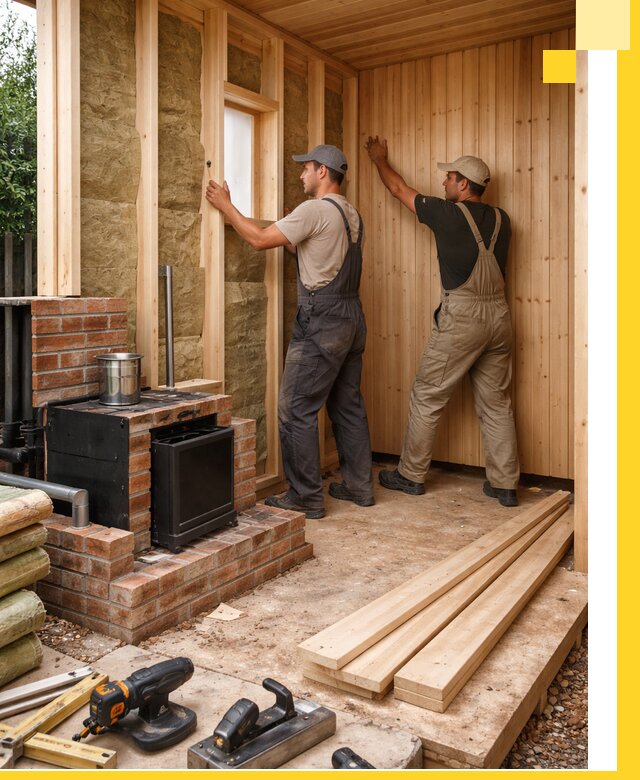 Строительство и установка дачных саун под ключ в Сарапуле