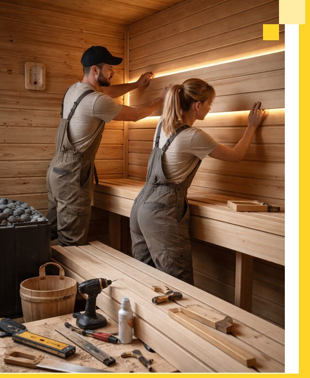 Дизайн саун и бань под ключ с индивидуальным проектом в Сарапуле