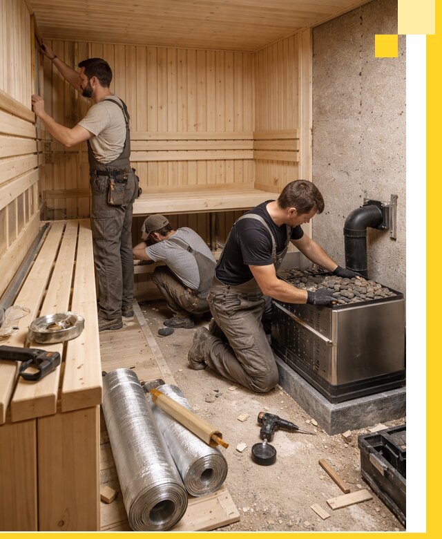 Индивидуальные сауны на заказ в Сарапуле под ключ, проект и монтаж