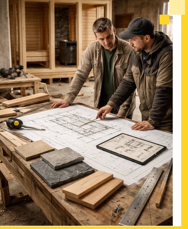 Проекты бань под ключ и планы строительства в Сарапуле