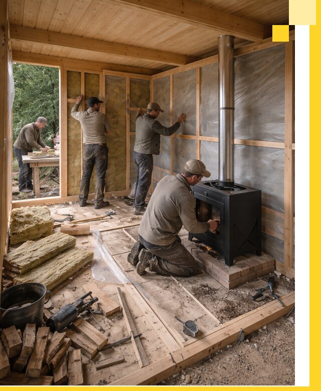 Профессиональный монтаж бань под ключ в Сарапуле для дома